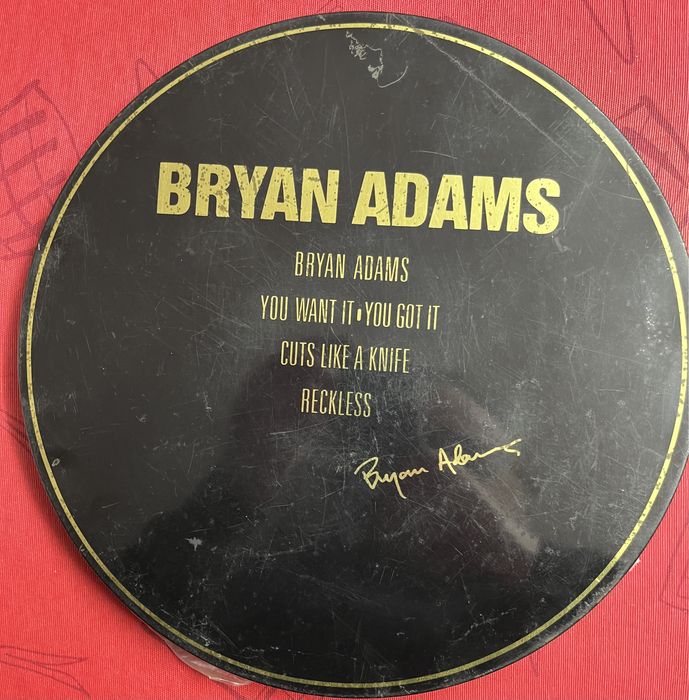 Bryan Adams caixa de metal com 4 discos de vinil