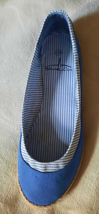 Espadryleb, baleriny Deichmann "Blue Fin"