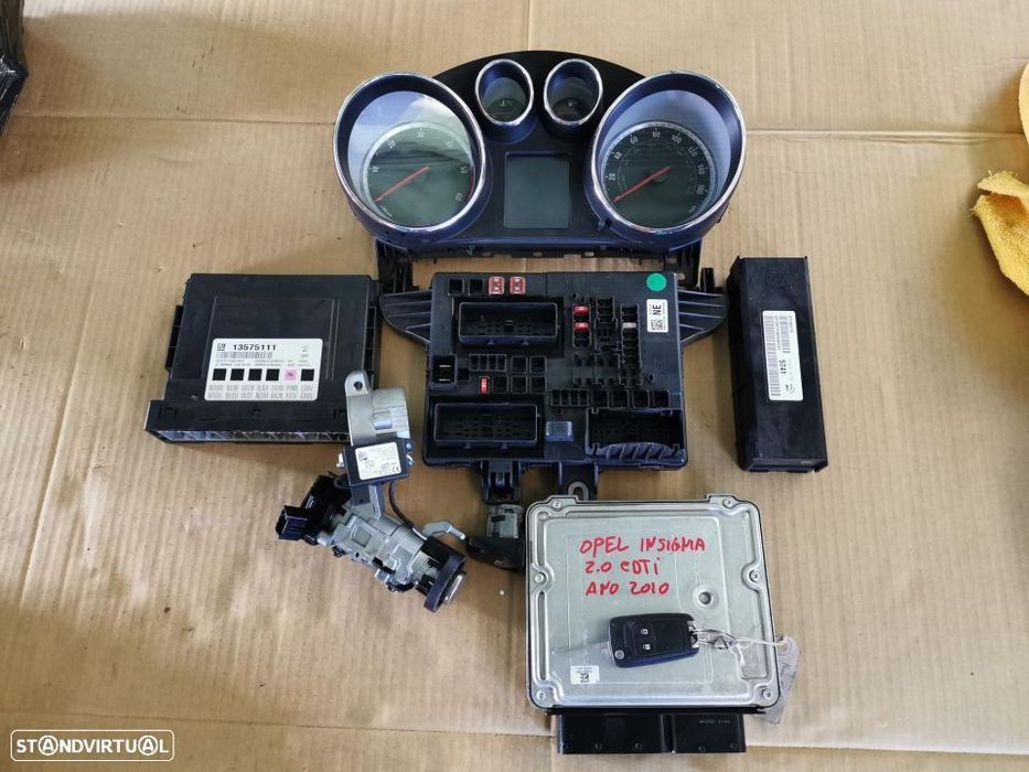 Kit centralina Opel Insignia A G09 2.0 cdti ano 2010