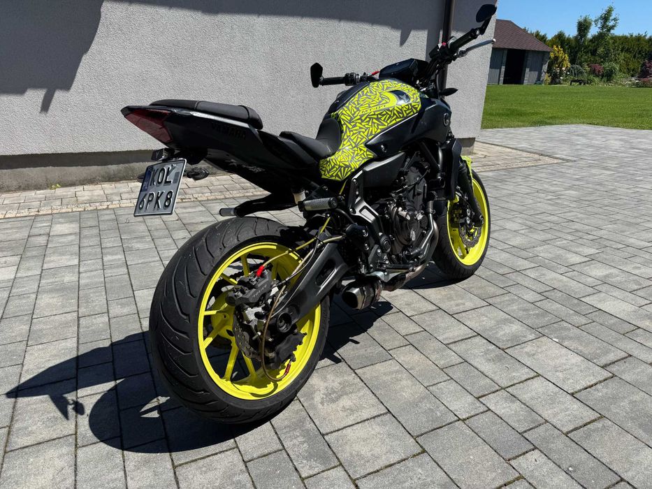 yamaha mt07 kat.a2  2016