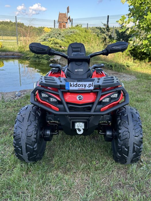 Quad na akumulator Can-Am 24V Outlander ATV 4x200W Miękkie koła