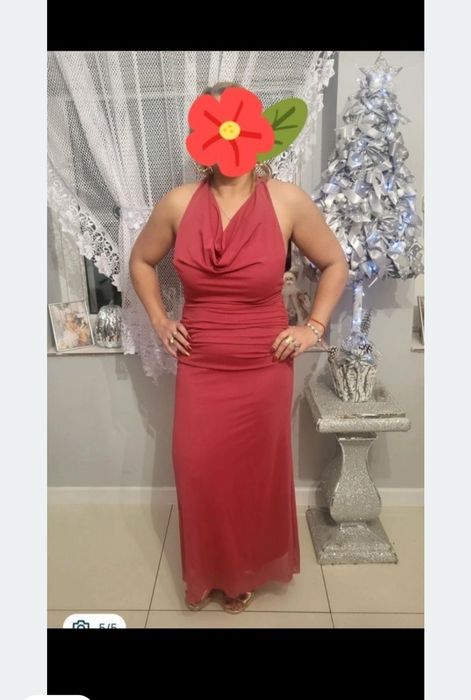 Sukienka maxi marki Zara