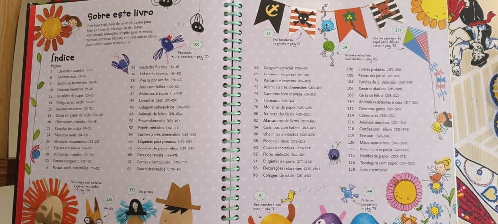 Livro 365 coisas para fazer e criar