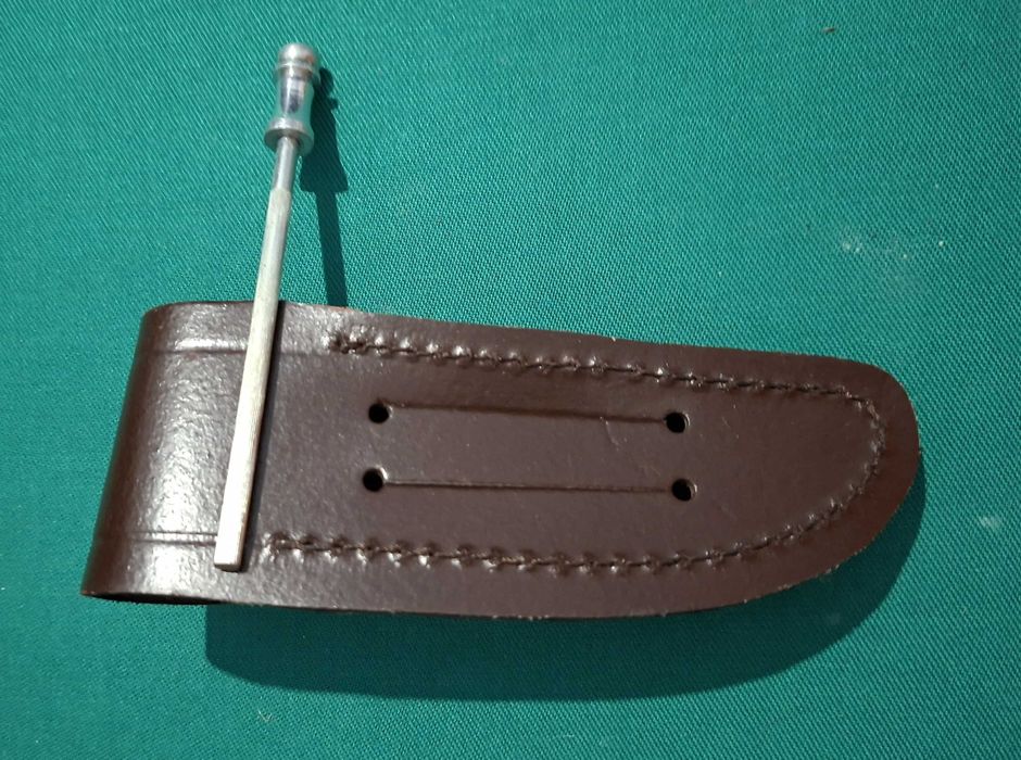 Canivete/Navalha artesanal Roncero Albacete, com logotipo, bolsa, NOVO