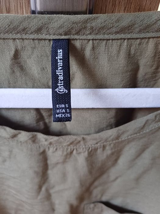 Bluzka khaki 36 S koszulka