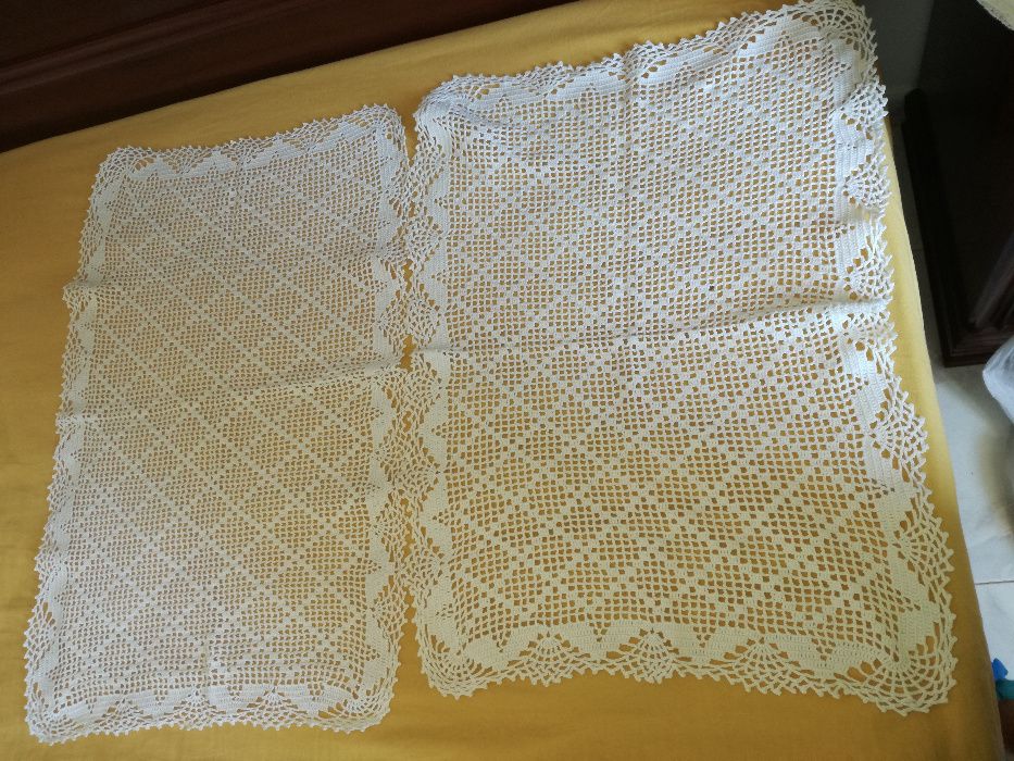Naperons em crochet