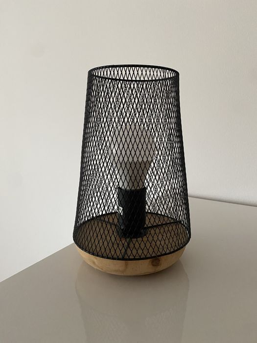 Conjunto candeeiro de teto + candeeiro de mesa
