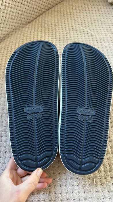 Уцінка! Сабо крокс Чоловічі Crocs Off Court Navy 40-41р m8 26см
