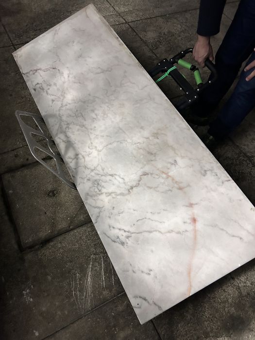 Pedra marmore como nova