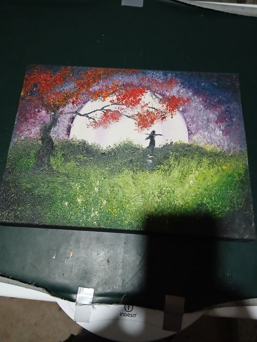 Quadro pintado à mão
