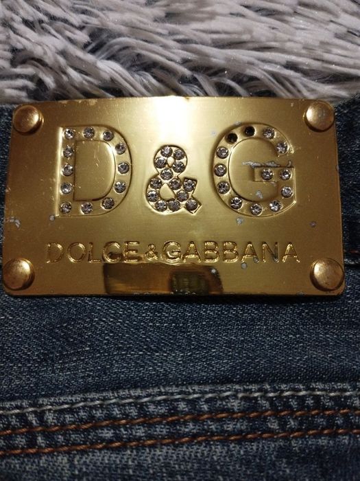 прямі джинси на низькій  посадції від Dolce &Gabbana