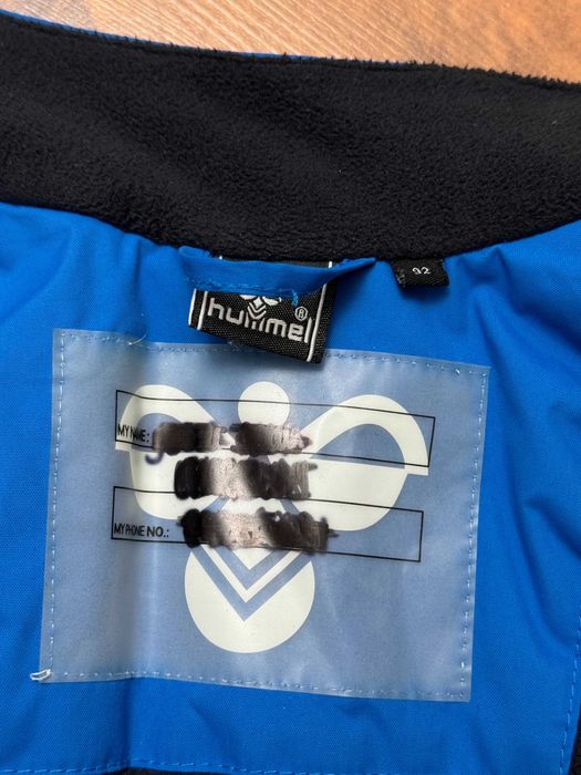 Kurtka zimowa z kapturem kurteczka ocieplana Hummel 92 cm 24 36