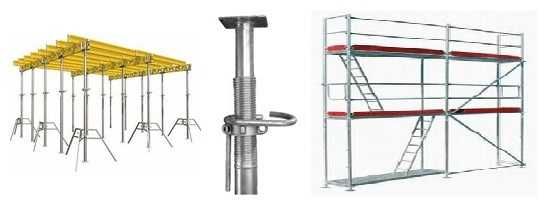 WYPOŻYCZALNIA: Rusztowania, Szalunki, stemple, Winda dekarska,