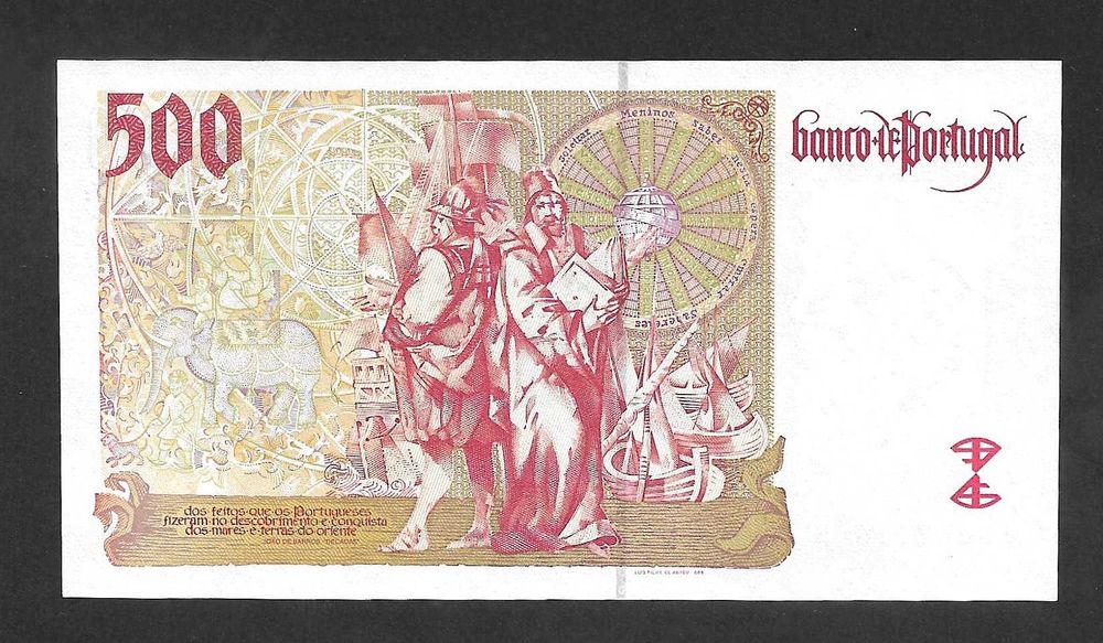 Nota de 500 Escudos - João de Barros