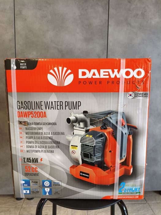 Bomba de água a gasolina 52cc