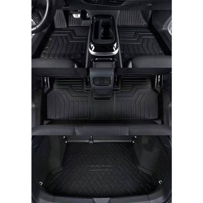 Килимки гумові чорні з килимком для багажника Volkswagen  VW ID.6 Cro