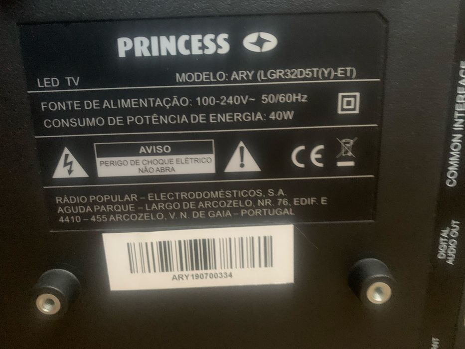 Tv Led 32’’ princess nova