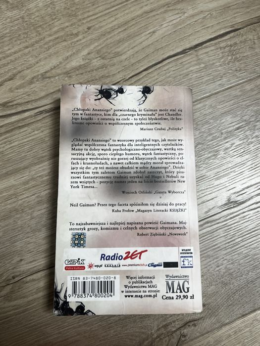 Neil Gaiman Chłopaki Anansiego