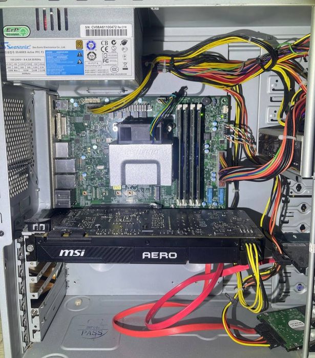 Серверная (workstation )материнская плата Supermicro X11SAE-M