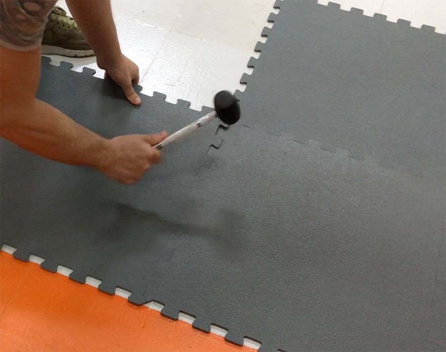 Pavimentos em PVC para interiores de encaixes rápidos