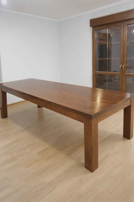 Stół drewniany dębowy rozkładany