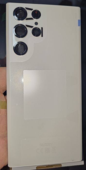 Tampa traseira S22 ULTRA Cor Branco original Service Pack