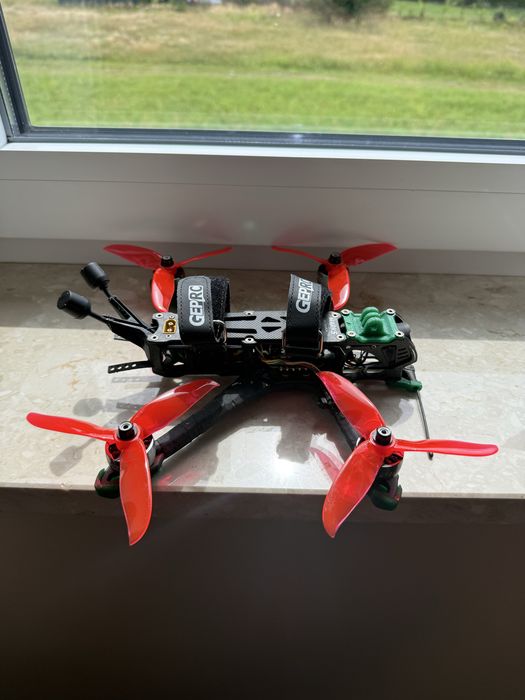 Dron fpv Geprc Mark5 DC 6s dji O4 air unit Pro crossfire