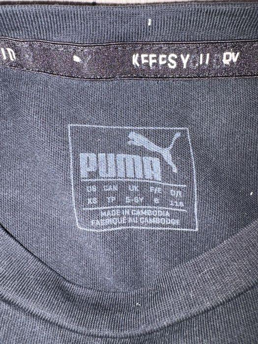 Puma t-shirt czarny 116 5-6 lat