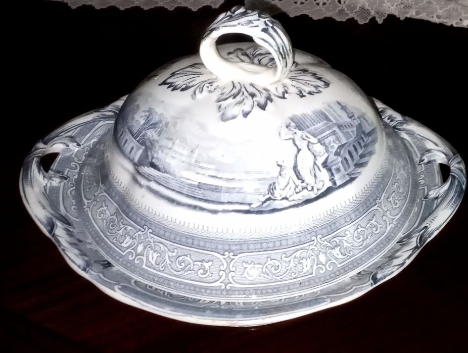 Linda terrina com Motivo Raparigas