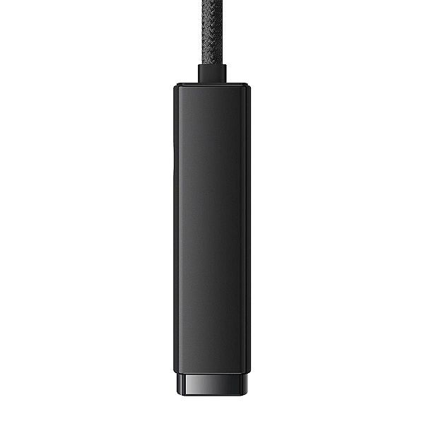 Baseus Lite Series adapter Usb Typ A - Rj45 gniazdo Lan 100Mbps czarny