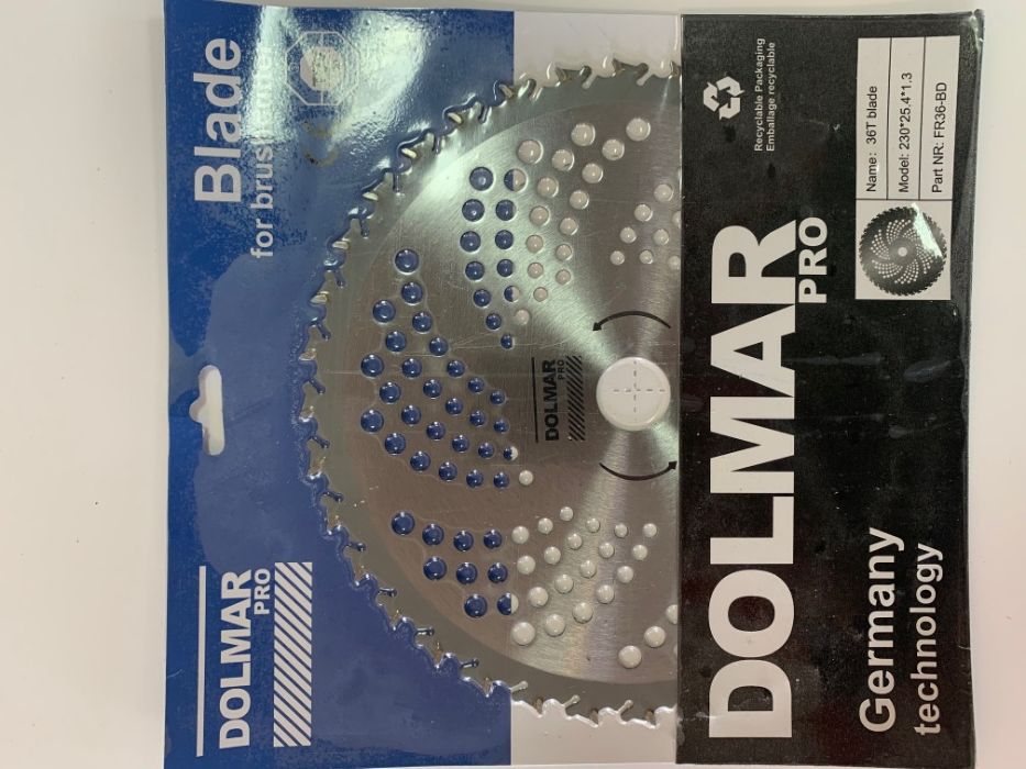 Ніж гнутий з переможною напайкою 40Т зубів для бензокоси