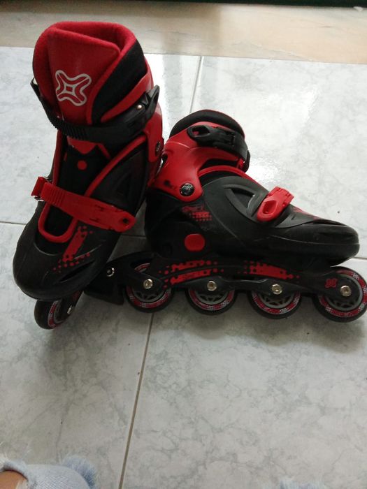 Patins em linha extensíveis