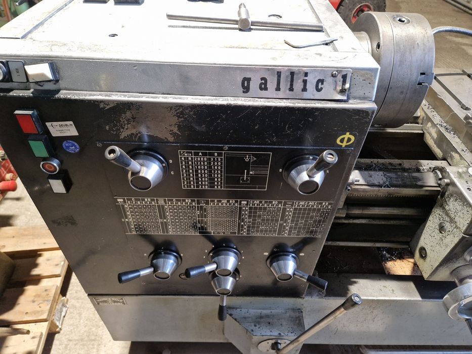 Tokarka gallic do metalu 1 m toczenia