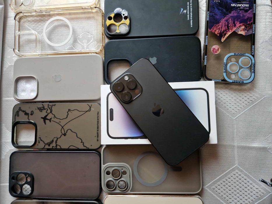 SPRZEDAM IPHONE 14PRO MAX 87% baterii zestaw Idealny stan