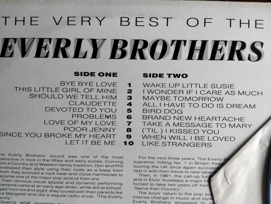 LP The Very Best of The Everly Brothers