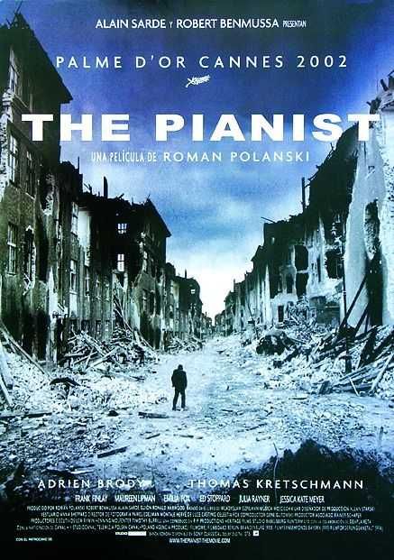 Pianista Adrien Brody The Pianist Plakat filmowy 68,5x100 cm