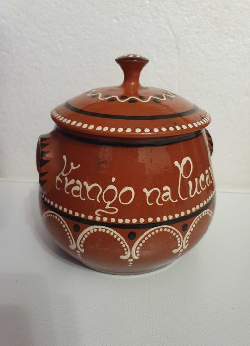 Panela de Barro vidrado para "Frango na Púcara"