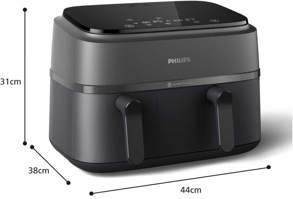 Podwójna frytkownica Philips Airfryer NA350/00 RapidAir Seria 3000 9l 2750W