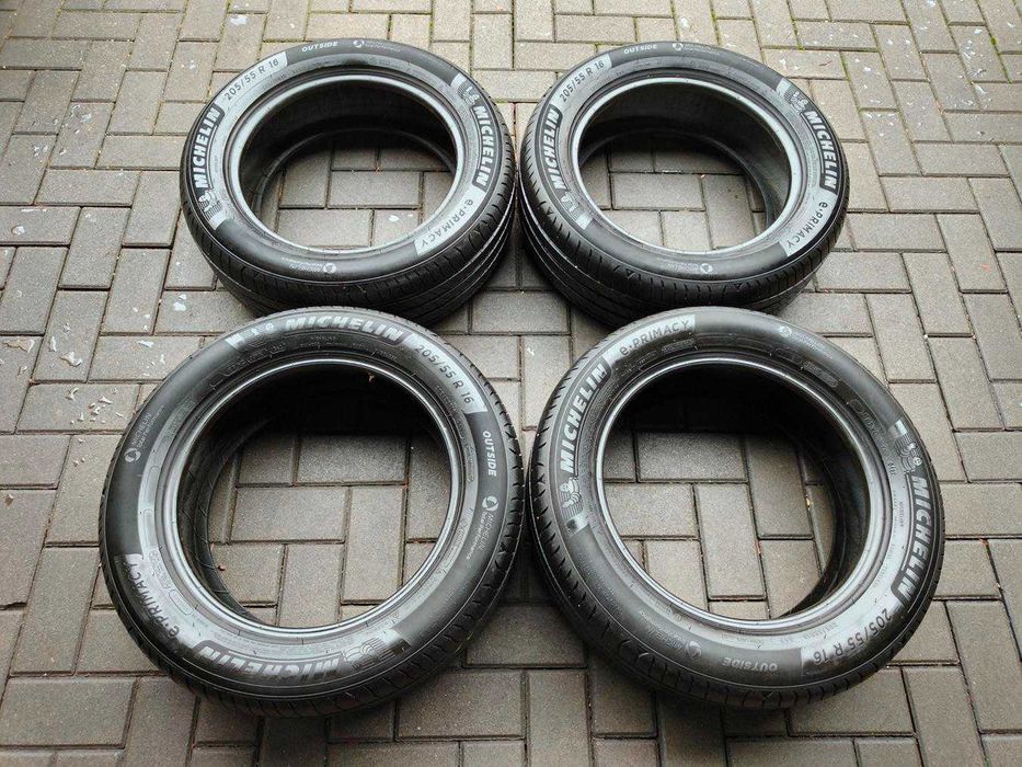 205/55 94V R16 MICHELIN E-Primacy S1 7mm 2022r Letnie Opony 4szt Ładne
