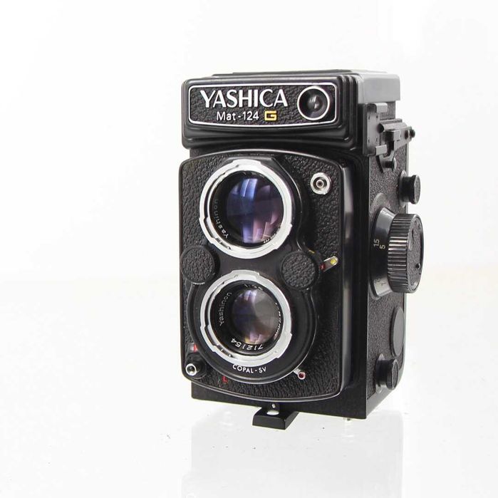 Yashica Mat 124G - Câmara TLR Médio Formato