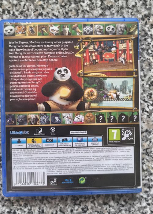Kung fu panda showdown of legendary legends PlayStation 4