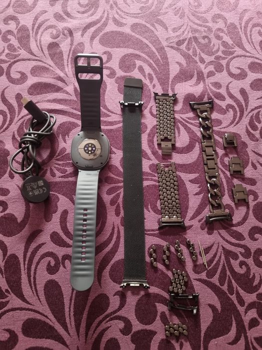 Samsung watch 8 + 1 Bracelete oficial + 3 braceletes extra - Garantia até 2029