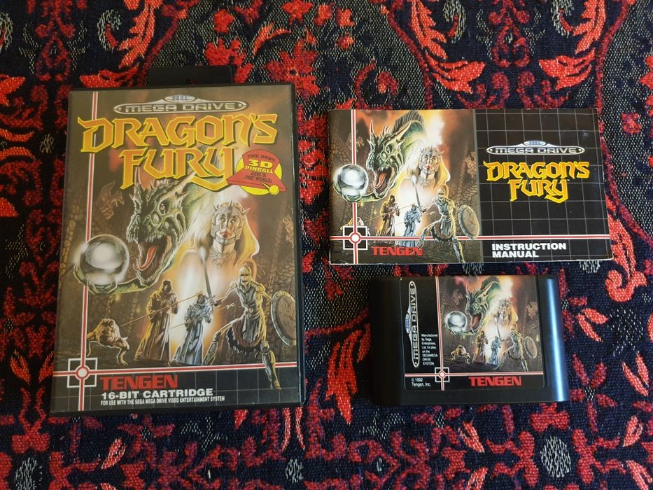 Jogos mega drive Dragons Fury TOP