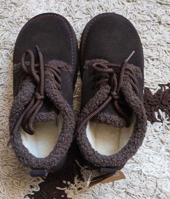 Угги женские замшевые на меху с этикеткой