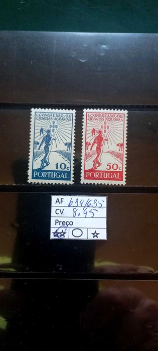1943 1° Congresso de Ciência Agrícolas MNH **