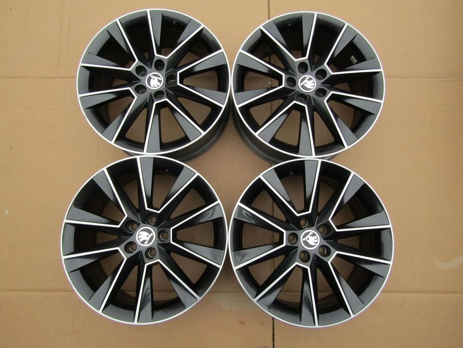 4x felgi aluminiowe 17 skoda kamiq 7 j 5x100 et46 / oryginalne