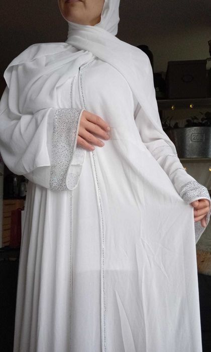 Abaya vestido branco