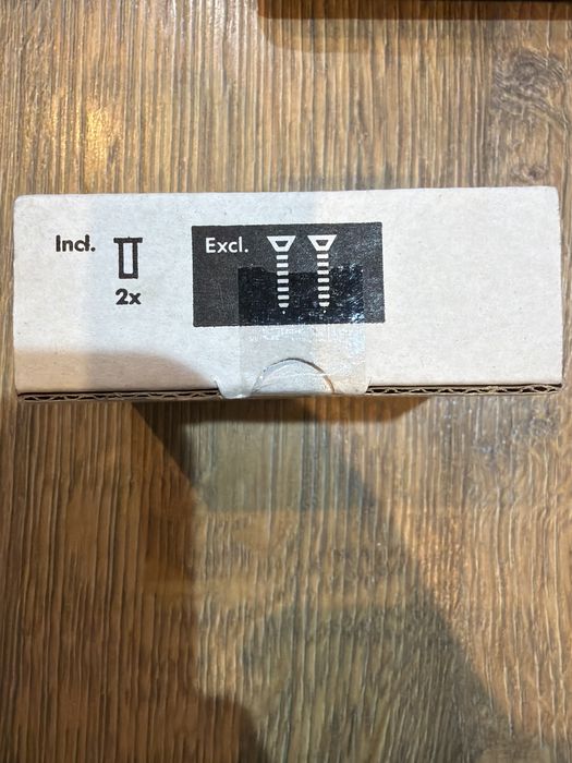 Wieszak scienny nowy komplet Ikea 300.612.47