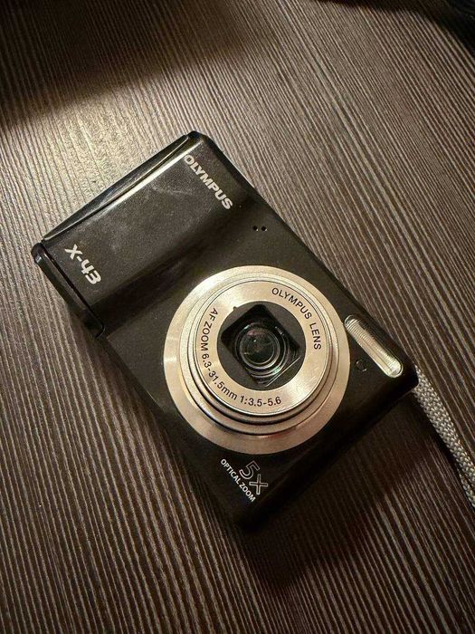 Aparat Vintage Olympus X-43 - Full Set - Pudełko Paragon Dokumenty - Y2K