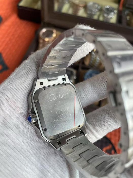 Cartier Santos 40mm white